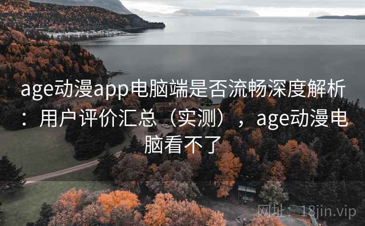 age动漫app电脑端是否流畅深度解析：用户评价汇总（实测），age动漫电脑看不了