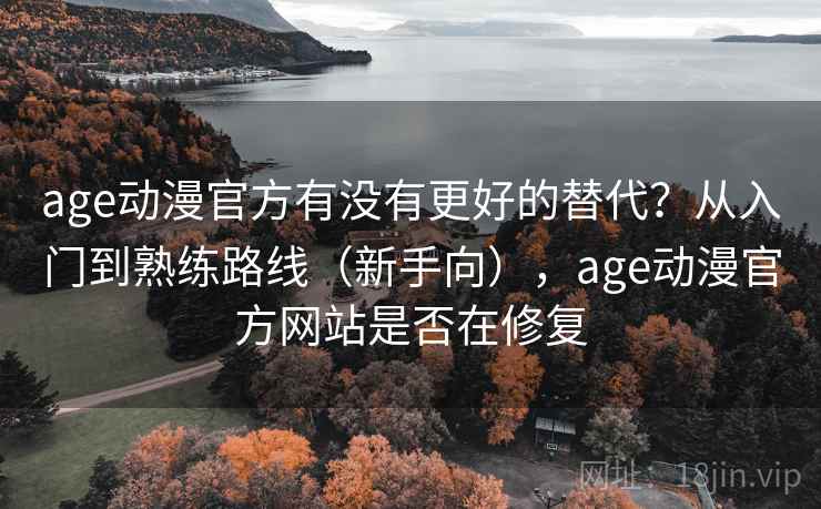 age动漫官方有没有更好的替代？从入门到熟练路线（新手向），age动漫官方网站是否在修复